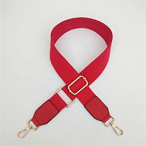 ZONESIN-sangles <span class=keywords><strong>de</strong></span> <span class=keywords><strong>sac</strong></span> réglables en coton avec extrémités en <span class=keywords><strong>cuir</strong></span> <span class=keywords><strong>de</strong></span> couleur unie - Product Image 4