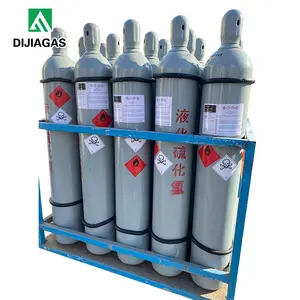 Fornecedor da China de Gás H2S Gás anidro Hidrogeno Sulfeto 99,5%/99,9% Preço de mercadorias perigosas