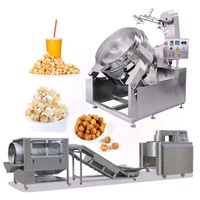 Chaîne de production de pop-corn automatique à gaz à grande capacité 2026 pour la fabrication de pop-corn caramélisé