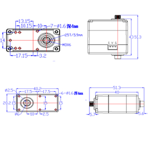20kg <span class=keywords><strong>360</strong></span> Degree Metal Gear Magnetic Encoder Double Shaft TTL Serial Bus Robot <span class=keywords><strong>Servo</strong></span> Smart <span class=keywords><strong>Servo</strong></span> With 25T For RC Robot - Product Image 5