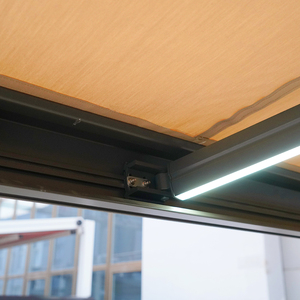 Auvent motorisé de luxe imperméable avec télécommande pour camping-car, <span class=keywords><strong>caravane</strong></span>, balcon et terrasse, abri de camping certifié CE - Product Image 3