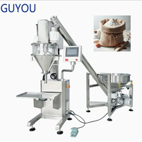 Machine de remplissage verticale à vis sans fin pour poudres fines (protéines, détergents, épices moulues, piments) pour l'emballage en sachet