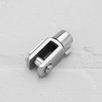 M8x1.25 Filetage 42mm Longueur Acier Zingué Air Cylindre Tige Chape Fourche Extrémité Joug Joint Ressort Goupille Pièces De Machines Agricoles