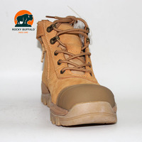 Chaussures de sécurité Rocky Buffalo S3 Woodland Construction 2024, embout en acier, coupe moyenne, bottes de sécurité