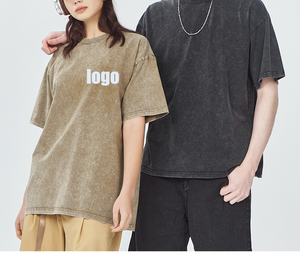 Factory Wholesales High Quality Men's Classic <strong>t</strong> <strong>Shirt</strong> for O Neck <strong>T</strong>-<strong>Shirt</strong> Design Snow Wash Technique for Pop <strong>Teenager</strong> - Product Image 1