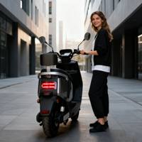 Moto électrique de rue haute performance 2026 avec batteries au plomb 48-72V 800W-3000W, vitesse maximale de 80 km/h, pour la vente en gros