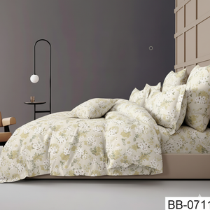 Sábana de Microfibra Estampada Floral de Primera Calidad, 130+ GSM, para Hogares Elegantes, Espacios para Huéspedes y Uso Residencial - Product Image 1