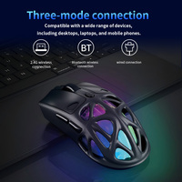Souris de jeu optique sans fil populaire OEM 8K Triple Mode 26000 DPI Hollow pour PC, bureau et E-Sport