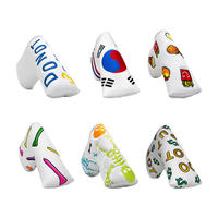 Funda Personalizada para Cabeza de Putter de Golf con Logotipo, Diseño Múltiple Bordado, OEM ODM Venta al Por Mayor