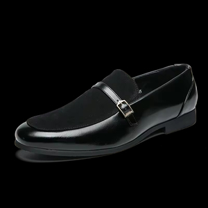 รองเท้าบีนสไตล์ใหม่ รองเท้าหนังแท้ผู้ชาย แบบอ็อกซ์ฟอร์ด รุ่น Evergreen แบบผูกเชือก ระบายอากาศได้ดี พื้นรองเท้านุ่ม กันลื่น สวมใส่สบายแบบไม่ต้องผูกเชือก - Product Image 2