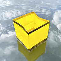 Lanterne flottante en papier biodégradable carrée en gros, lanternes écologiques pour les vœux, lanternes flottantes pour bougies pour la prière et les vœux