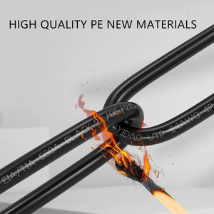 สายเคเบิล <span class=keywords><strong>Cat6</strong></span> แบบ UTP สำหรับใช้งานกลางแจ้ง หุ้มด้วยวัสดุ PCV+PE  ปรับความยาวได้ ได้รับการรับรองมาตรฐาน CE ป้องกันด้วยอลูมิเนียมฟอยล์ สำหรับการส่งข้อมูลความเร็วสูง ใช้สาย CCA - Product Image 4