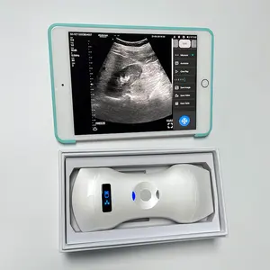 Handheld WIFI USB Ultrasound Android 192 Elements Phased Array Cardiac Linear Convex 3 In 1 Wireless Ultrasound Probe