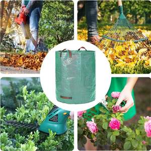 Bolsas de Jardín Industriales Reutilizables, Bolsa para Hojas de 72 Galones, Contenedor Resistente para Recolección de Residuos de Jardín y <span class=keywords><strong>Piscina</strong></span>, OEM - Product Image 3