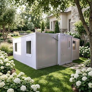 Maisons conteneurs personnalisées de 20 pieds et 40 pieds, préfabriquées, de luxe, extensibles et pliables - Product Image 1
