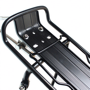 Portabicicletas Trasero para Bicicleta de Montaña, de Aluminio, Color Negro, Ligero, con Recubrimiento en Polvo, de 26 Pulgadas, para Equipaje de Pasajeros - Product Image 1