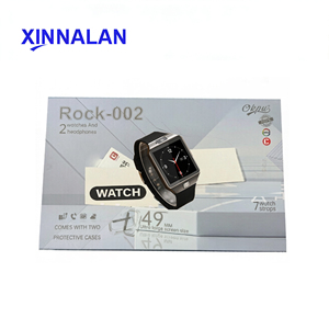 นาฬิกาอัจฉริยะรุ่นใหม่ Rock-002 พร้อมหูฟังไร้สายคู่แบบ TWS 2 ชิ้น และสายรัดข้อมือ <span class=keywords><strong>7</strong></span> เส้นในชุดของขวัญเดียว - Product Image 1