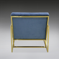 Chaise de salle à manger moderne en acier inoxydable, nouveau design