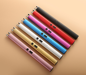 ไฟแช็คไฟฟ้าแบบสองหัว ปี 2024 กันลม ไม่มีเปลวไฟ พกพาสะดวก ชาร์จผ่าน USB พร้อมสวิตช์นิรภัย ดีไซน์ยุโรป สำหรับทำอาหารที่บ้าน - Product Image 2