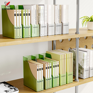 XinHang, bandeja de archivos de escritorio multifuncional, papelería de gran capacidad, contenedor de almacenamiento, contenedor de plástico colorido, caja de almacenamiento - Product Image 6
