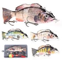 NOUVEAU OEM 10cm/13.5cm Automatique Swimbait Robotic Electric Fishing Lure Auto Multi Jointed Bait USB Rechargeable Wobbler Pesca