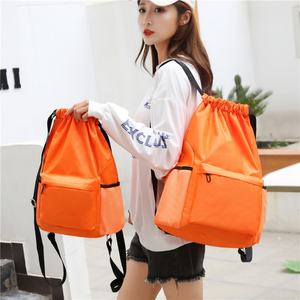 Factory Custom Printed Logo Multifunctional Outdoor Cycling Sports Water Resistant Gym Bag Basketball <b>Drawstring</b> <b>Backpack</b> - Product Image 6