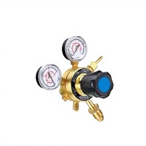Regulador de presión de gas acetileno con manómetro y accesorio de soldadura estilo británico para tuberías - Product Image 1