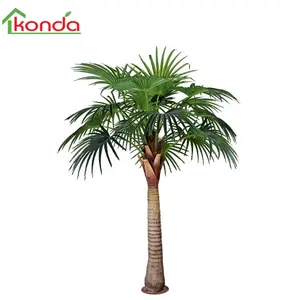 Grand palmier artificiel personnalisé Offre Spéciale pour décoration intérieure et extérieure, Imitation d'arbres en plastique vert 1 pièce