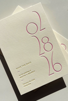 Cartes d'invitation de mariage minimalistes et élégantes personnalisées