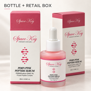 핑크 PDRN 펩타이드 세럼 28ml (나이아신아마이드 & 히알루론산 함유) 화이트 드로퍼 캡 페이셜 스킨케어 세럼 - Product Image 6