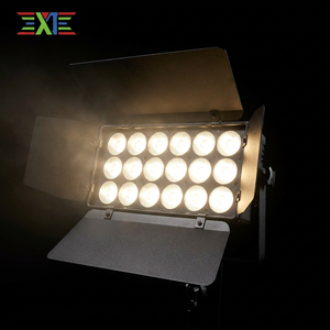 Faro LED Professionale 18*15W RGBWA 5in1 ad Alta Luminosità per Palcoscenico, Studio, Par Flat con Alette DMX512 per Chiesa e Teatro - Product Image 6