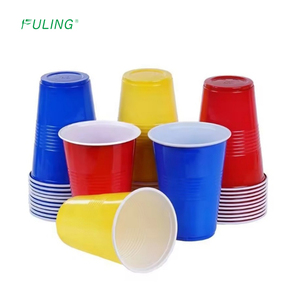 Gobelets jetables <span class=keywords><strong>en</strong></span> <span class=keywords><strong>plastique</strong></span> PP FULING, rouge, <span class=keywords><strong>bleu</strong></span>, jaune, pour boissons froides, gobelets <span class=keywords><strong>en</strong></span> <span class=keywords><strong>plastique</strong></span> pour beer pong, pour fêtes, Vasos Plastico - Product Image 1