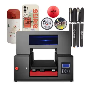 Refinecolor 고효율 A3 UV 잉크젯 프린터 휴대 전화 케이스 프린터 로고 디지털 인쇄 상점 기계 UV 평판 프린터
