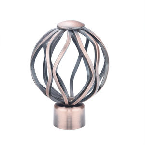 Mejor compra, decoración moderna para el hogar, precio de fábrica barato, remates para barras de cortina, extremos de cortina, remates de riel de cortina de alta resistencia en stock - Product Image 2