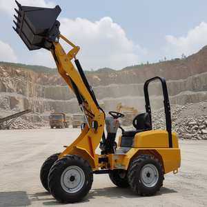 Mini-chargeuse sur pneus HAIJU H180 avec moteur diesel Yanmar, capacité <span class=keywords><strong>de</strong></span> levage 1000 kg, chargeuse sur pneus 4x4, pneus 10.0/75-15.3, <span class=keywords><strong>prix</strong></span> avantageux - Product Image 2