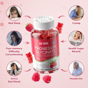 Gummies naturelles pour le sommeil, vitamines gélifiées, 400 mg de glycinate de magnésium, complément en marque blanche, gummies de magnésium pour le sommeil - Product Image 4