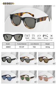 Lunettes de soleil rondes unisexes de haute qualité UV400, lunettes de soleil de luxe pour femmes, lunettes de soleil polarisées de marque de créateur avec logo personnalisé - Product Image 2
