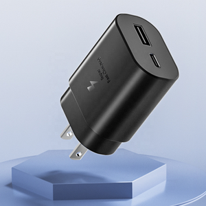 อะแดปเตอร์ชาร์จ HNT Type C 25W ชาร์จเร็วพิเศษ ช่องเสียบคู่ USB C สำหรับชาร์จเร็ว <span class=keywords><strong>Samsung</strong></span> Galaxy S25 S24 S23 S22/S22 - Product Image 1