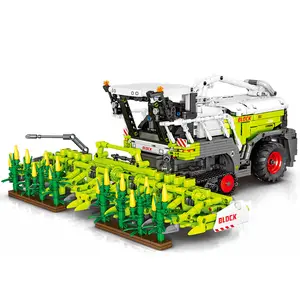 SEMBO Block 710000 corn harvesting machine DIY blocks building toys compatible with all major brand all legoi toys for kids