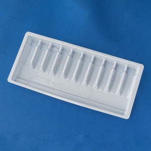 ถาดพลาสติกใส PVC แบบใช้แล้วทิ้ง หนา 1 มม. ผลิตจากวัสดุรีไซเคิล ยี่ห้อระดับนานาชาติ สำหรับเก็บยาแอมพูล - Product Image 5