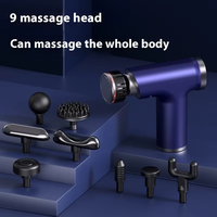 Appareil de massage par vibration sans fil, percussion des tissus profonds, relaxant musculaire, massage chaud et froid, stimulateur musculaire sans fil
