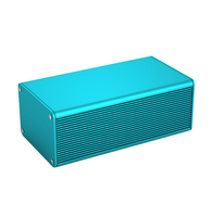 Boîtier de dissipateur thermique en aluminium extrudé personnalisé, usiné par CNC, boîtier de projet électronique pour PCB avec services de pliage et de soudage