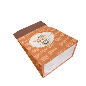 Bolsa de Papel Kraft Reciclable al por Mayor, Estilo Clásico, Fondo Cuadrado, Contenedor de Alimentos para Pan, para Uso con Pizza - Product Image 4