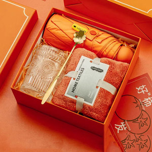 לוגו עם גביע באיכות גבוהה ומגבת תה שילוב סיר מתנות 245337 - Product Image 3