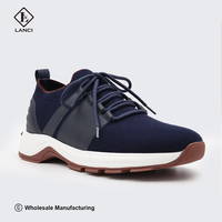 Fabricants de chaussures à marque privée LANCI, baskets de luxe pour hommes, chaussures personnalisées avec logo, chaussures en tricot pour hommes