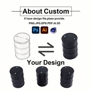 Jouet personnalisé avec logo pour enfants, balle anti-stress en forme de baril de pétrole, jouets sensoriels promotionnels en mousse PU en forme de tambour, conteneur de carburant - Product Image 2