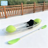 Sac flottant latéral transparent pour siège de kayak 2 places avec pagaie double pour sports nautiques en extérieur, entrepôt de Chine Lumark Hard Hull