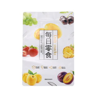 Tùy chỉnh Snack bao bì thực phẩm túi dây kéo với cửa sổ trái cây khô đứng lên túi hạt điều 3G 7g Zip khóa Mylar Túi - Product Image 1