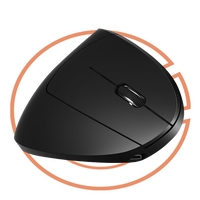 JERTECH JR322 Mouse Gaming Profesional Silent Dual Mode Nirkabel Isi Ulang Desain Ergonomis Mouse Gaming Vertikal