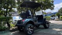 Voiturette de golf électrique Guangzhou Prix d'usine Mini voiturette avec sac de golf 2 places Voiture de golf personnalisée Petite poussette de plage